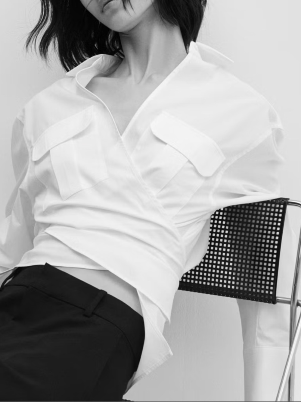 NWT Mango Cotton Cross Shirt